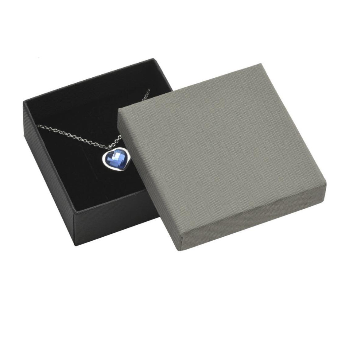 подаръкчна кутийка със сив капак подарък