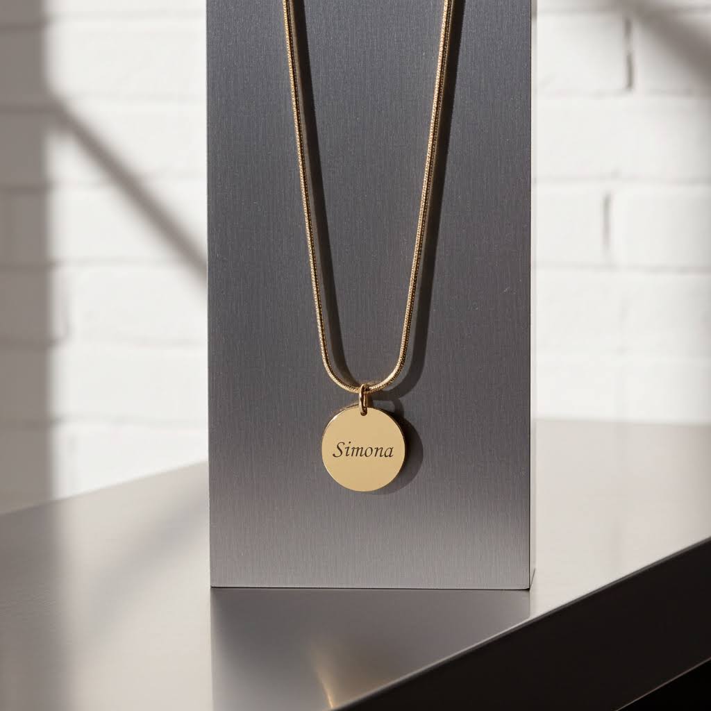 колие с гравирано име подарък