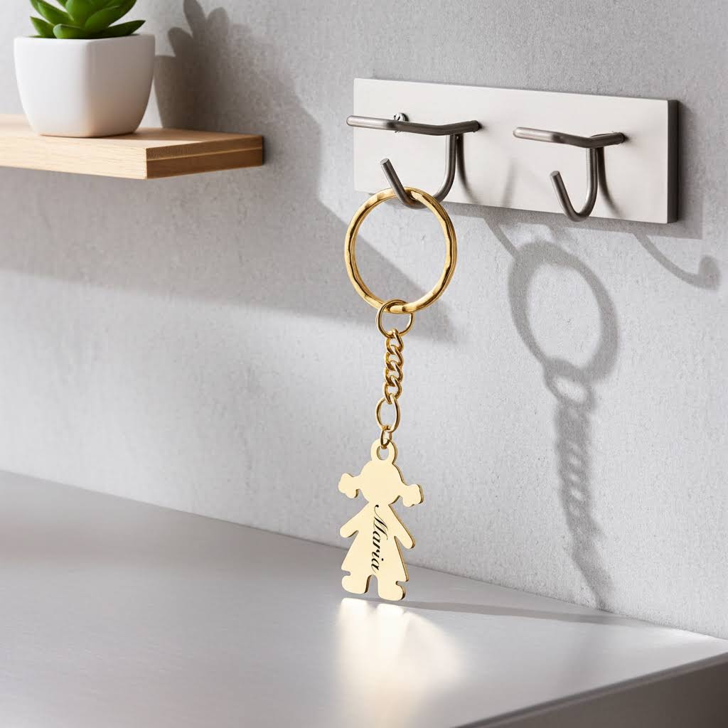ключодържател с дете