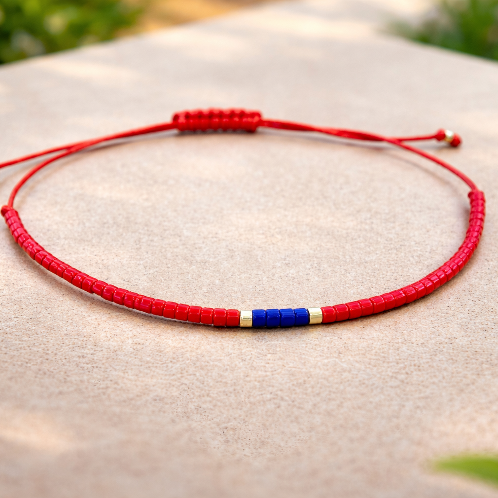 гривна с червен конец